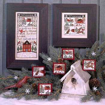 Prairie Schooler Winter Wind PS133 cross stitch sampler pattern