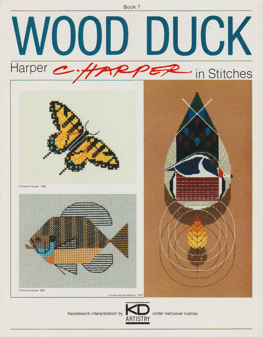 KD Artistry C. Harper Wood Ducks cross stitch pattern
