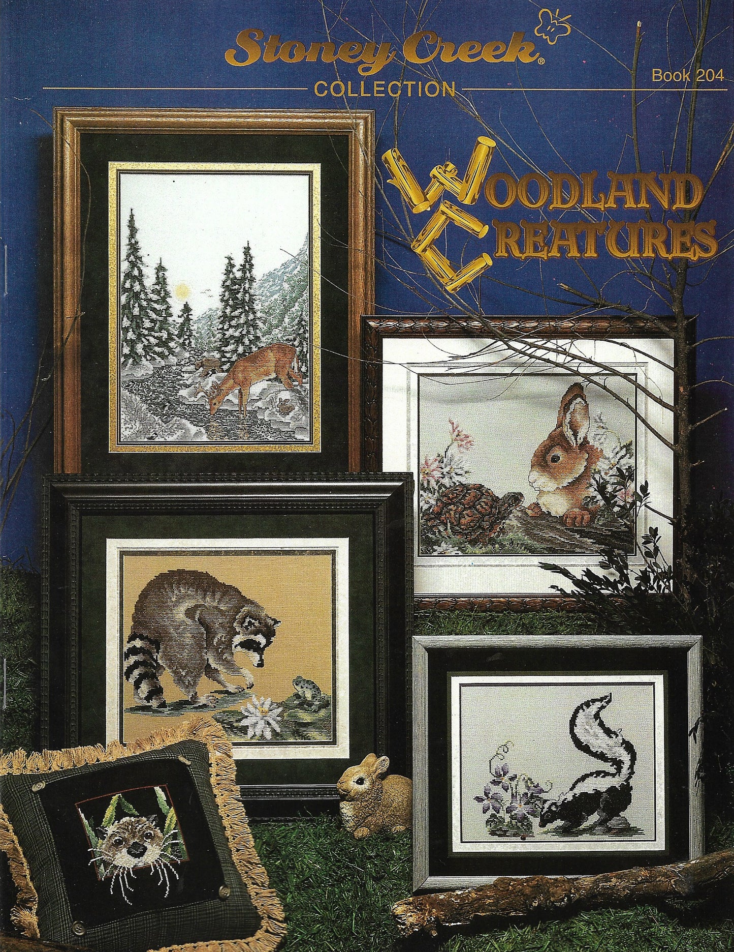 Stoney Creek Woodland Creatures BK204 cross stitch pattern