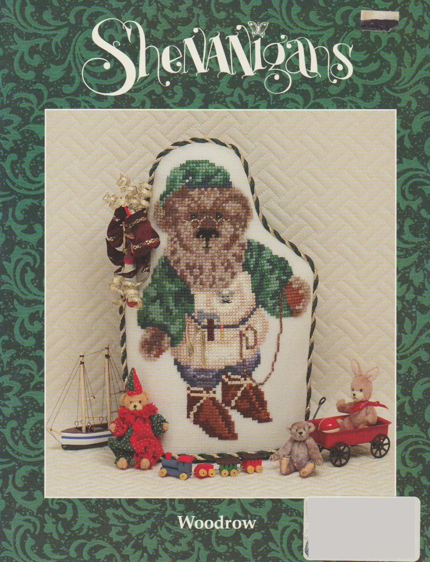 Just Nan Shenanigans Woodrow cross stitch pattern