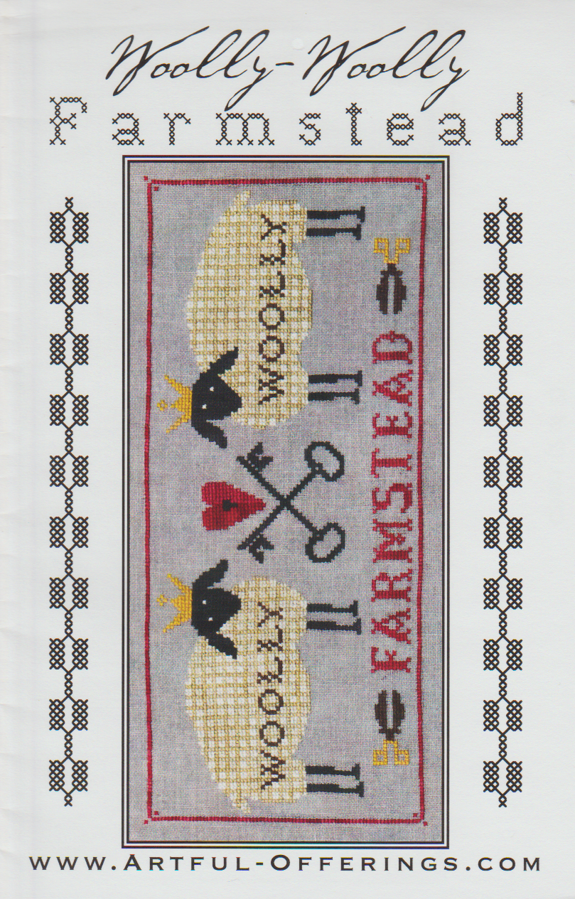 Artful-Offerings Wooly Wooly Farmstead coss stitch sheep pattern