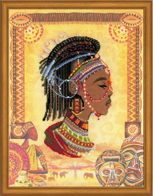 Riolis African Princess 0047PT cross stitch kit