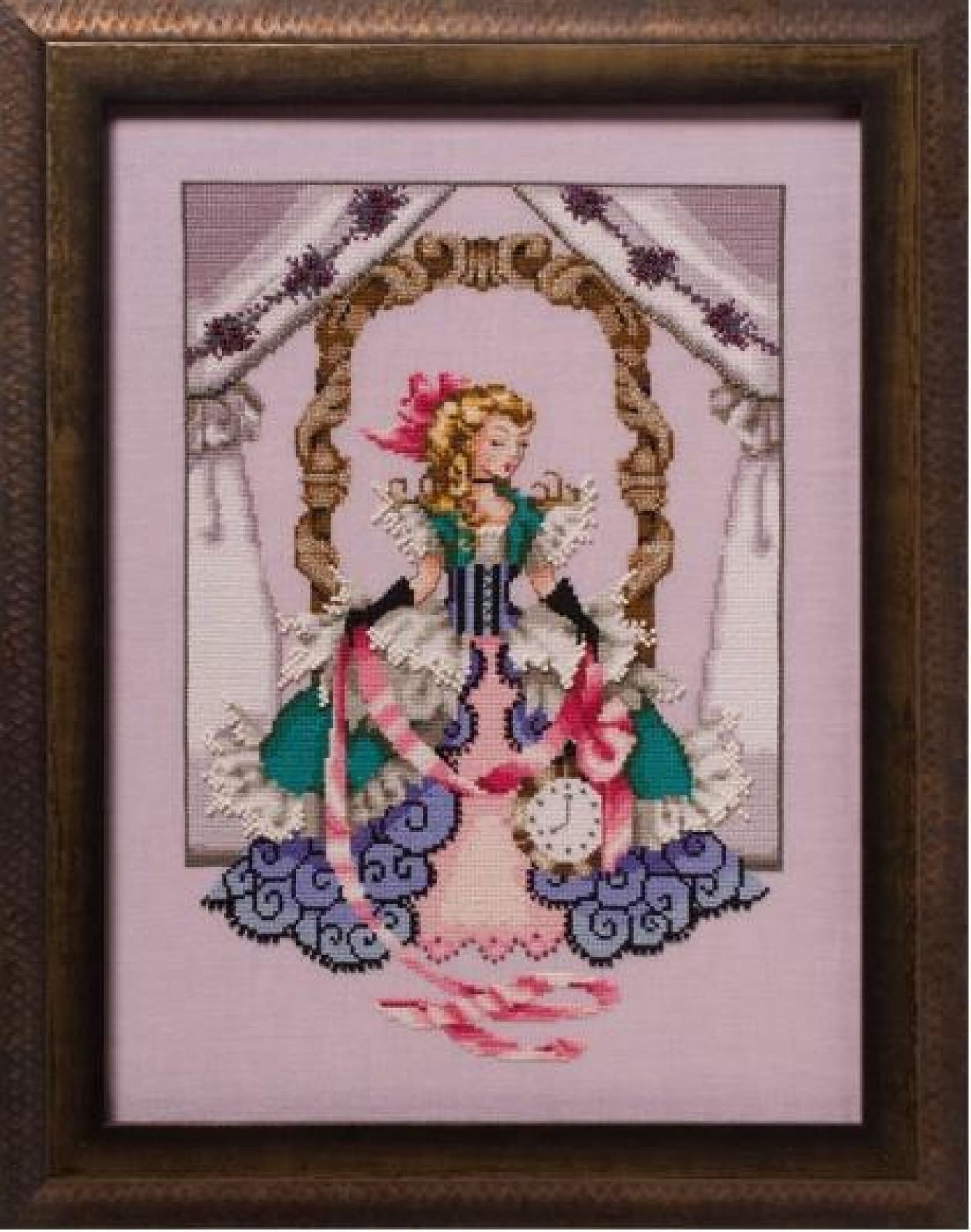 Mirabilia Alice MD157 victorian Alice in Wonderland cross stitch