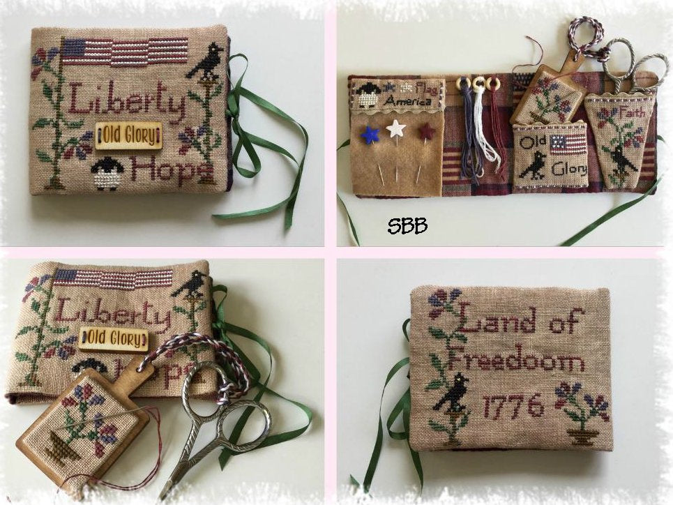 Mani di Donna Americana Sewing Set cross stitch pattern