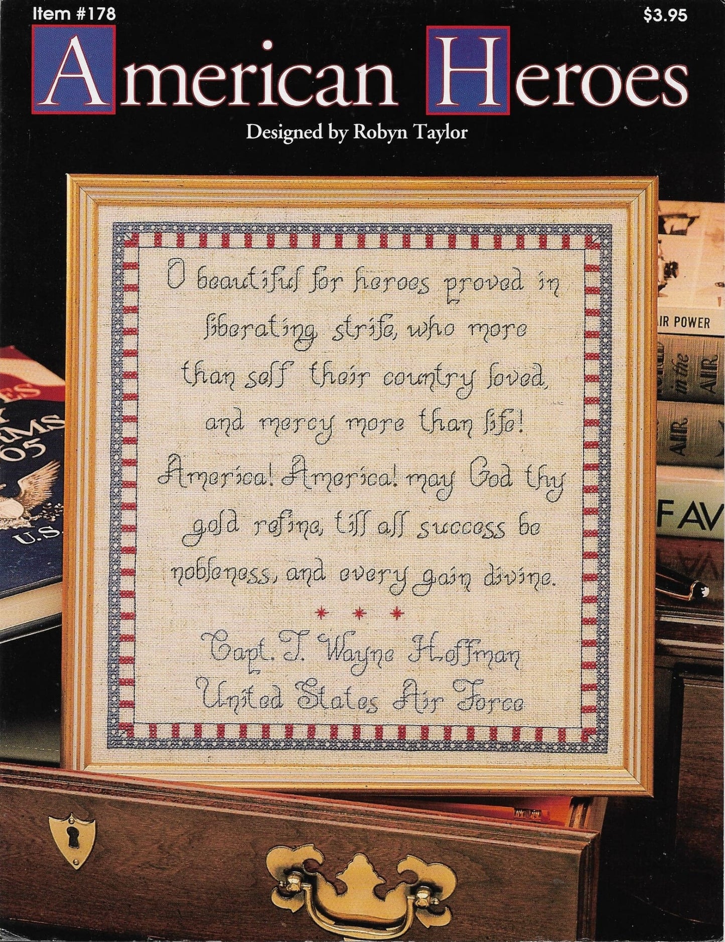 Just CrossStitch American Heroes 178 patriotic cross stitch pattern