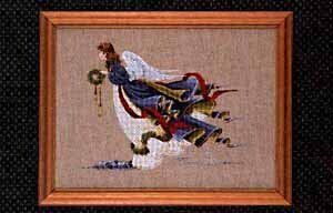 Lavender & Lace Angel of Freedon L&L10 cross stitch pattern