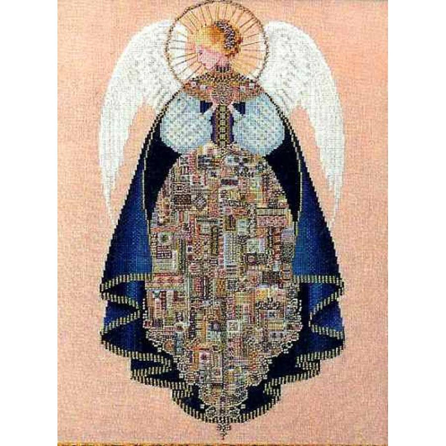 Lavender and Lace Angel of love Marilyn Leavitt-Imblum victorian cross stitch pattern