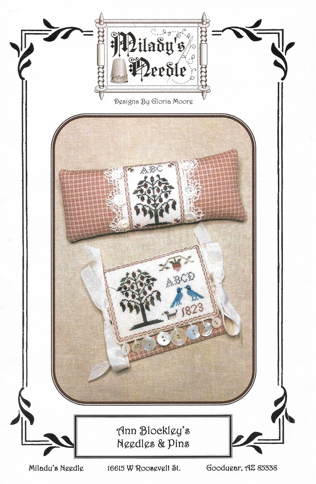 Milady's Needle Ann Blockley's Needles & Pins cross stitch pattern