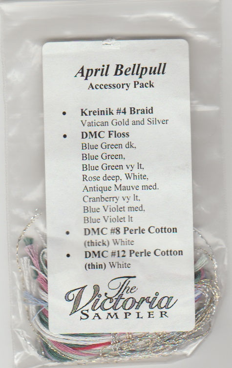 Victoria Sampler April Bellpull Accessory Pack