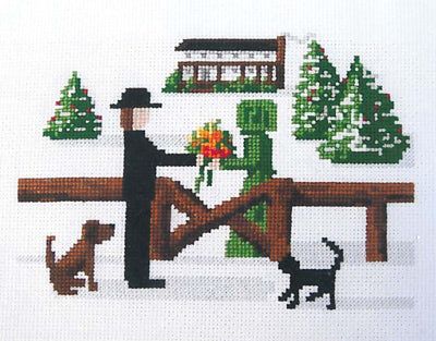 Diane Graebner At The Gate DGX-173 Amish cross stitch pattern