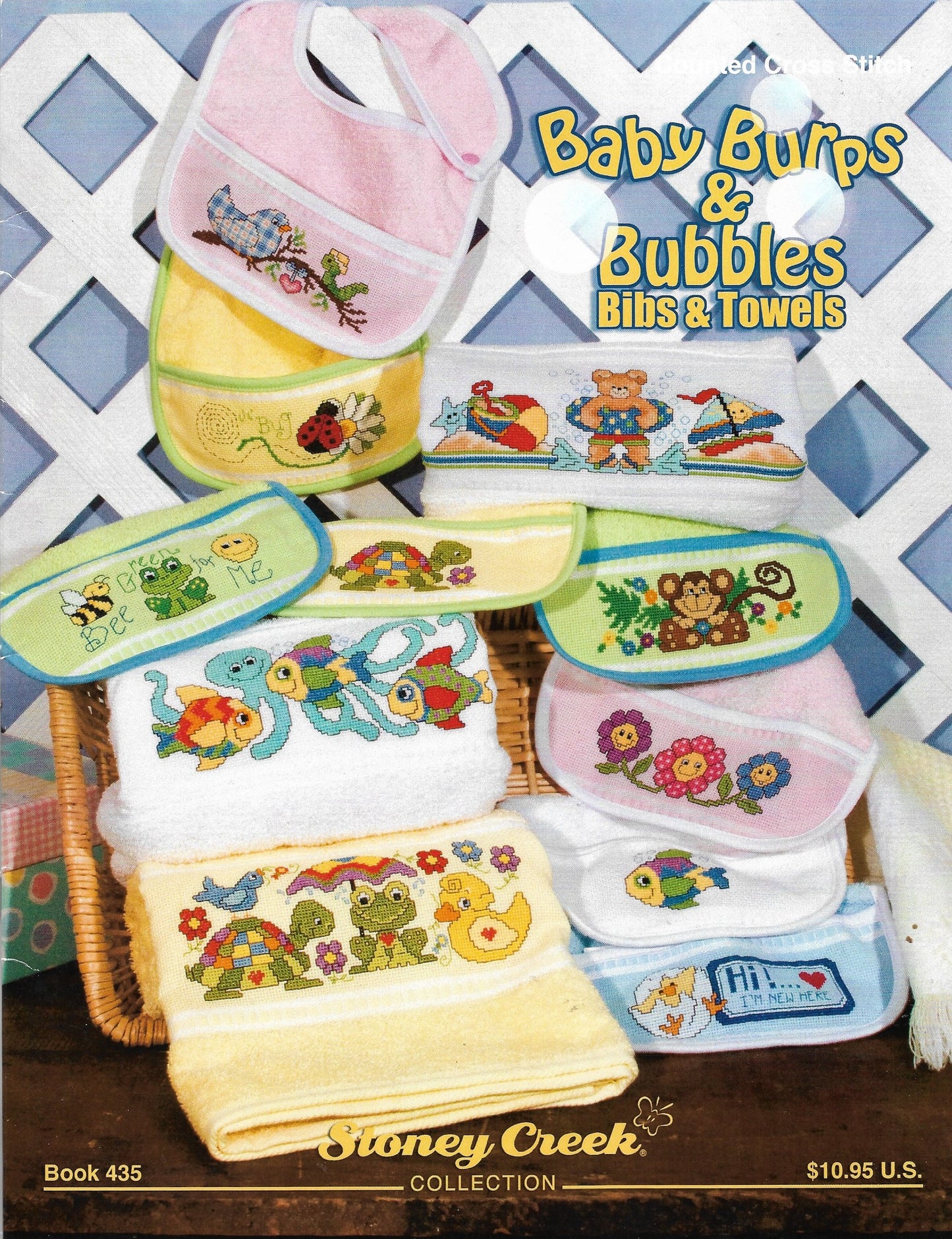 Stoney Creek Baby Burps & Bubbles BK435 cross stitch pattern