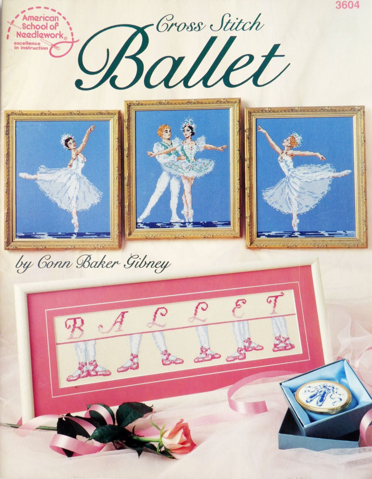 American School of Needlework Ballet cross stitch pattern