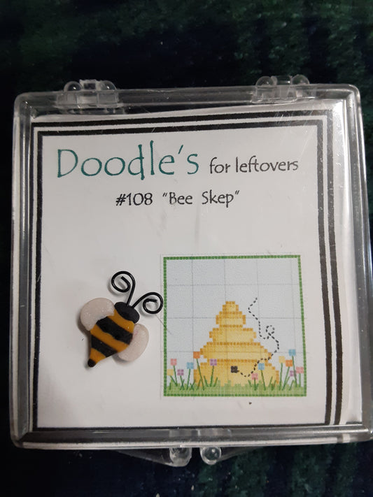 Hob Nobb Doodle's Bee Skep cross stitch pattern