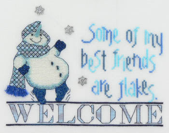 Marnic Best Friends Welcome cross stitch pattern