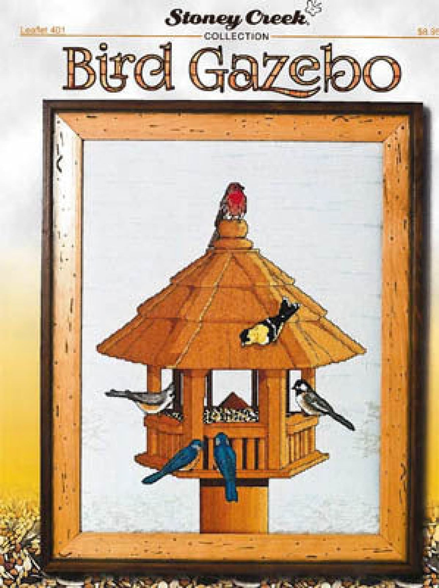 Stoney Creek Bird Gazebo LFT401 cross stitch pattern