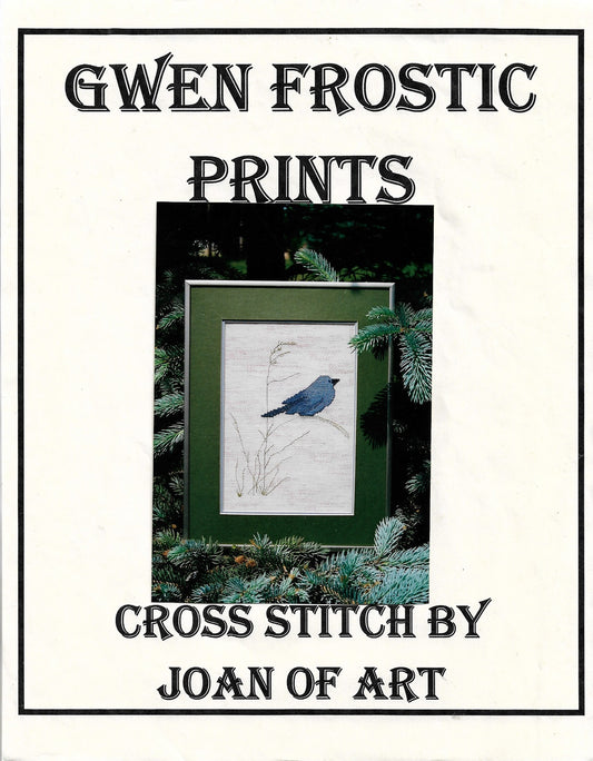 Gwen Frostic Prints Blue Chickadee 279 cross stitch pattern
