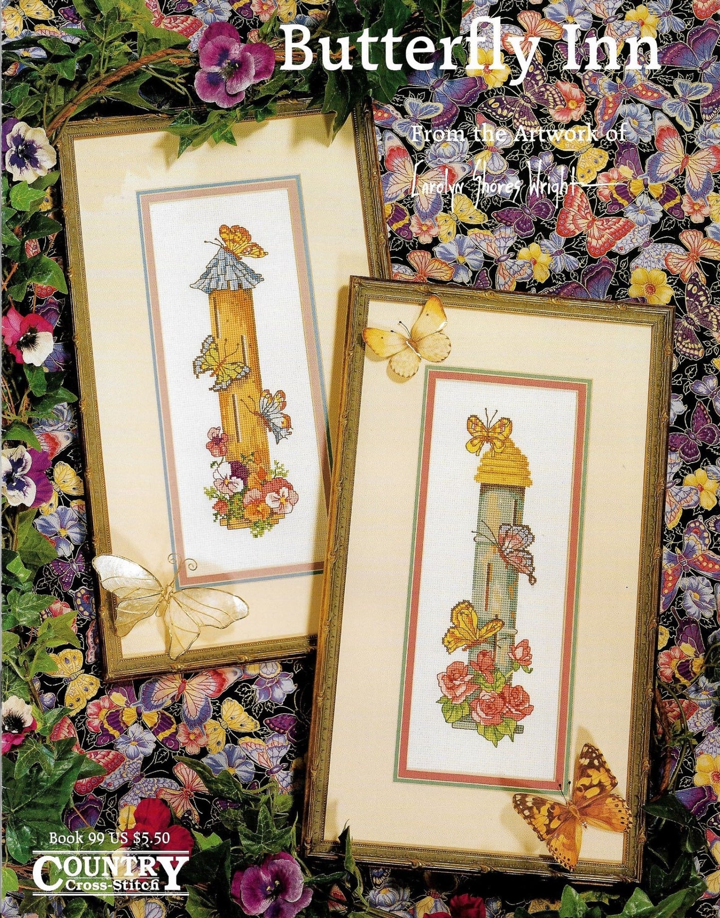 Country Cross-Stitch Butterfly Inn Book 99 cross stitch pattern