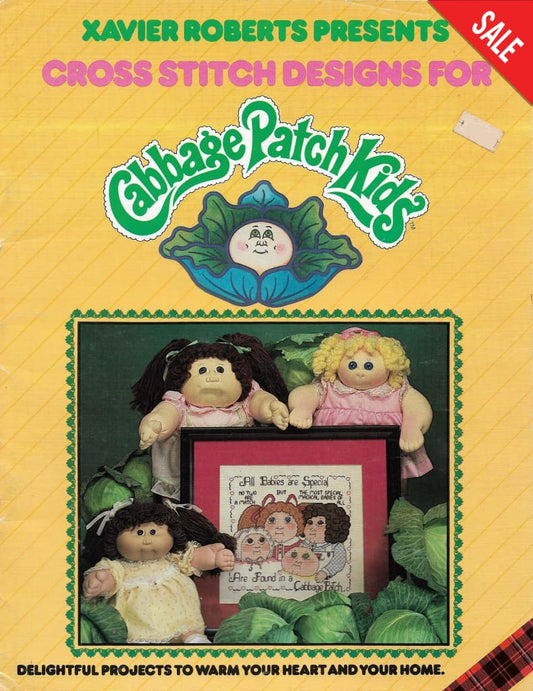 Xavier Roberts Cabbage Patch Kids 7677 cross stitch pattern