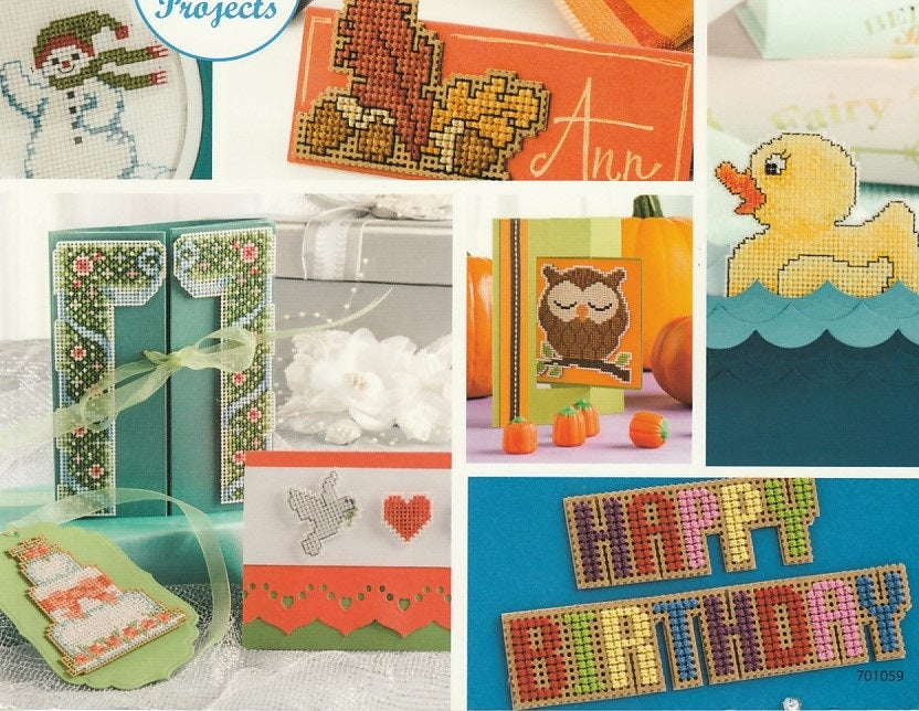 Annie's Cards & Tags cross stitch pattern