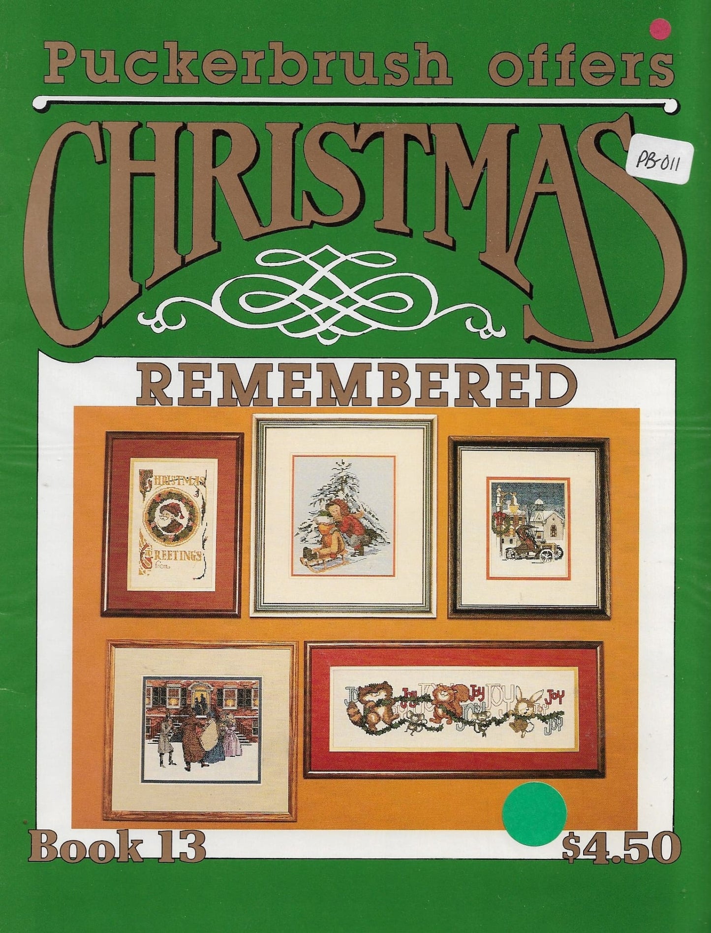 Puckerbrush Christmas Remembered cross stitch pattern