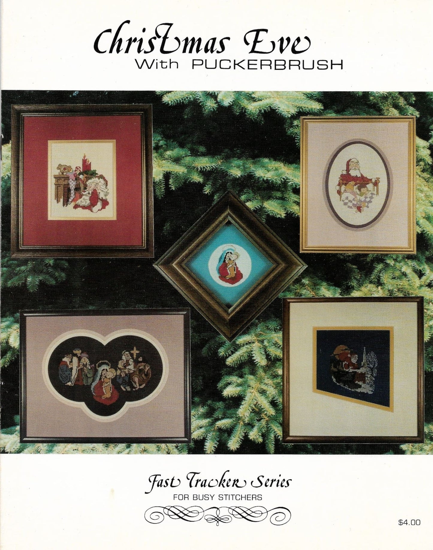 Puckerbrush Christmas Eve cross stitch pattern