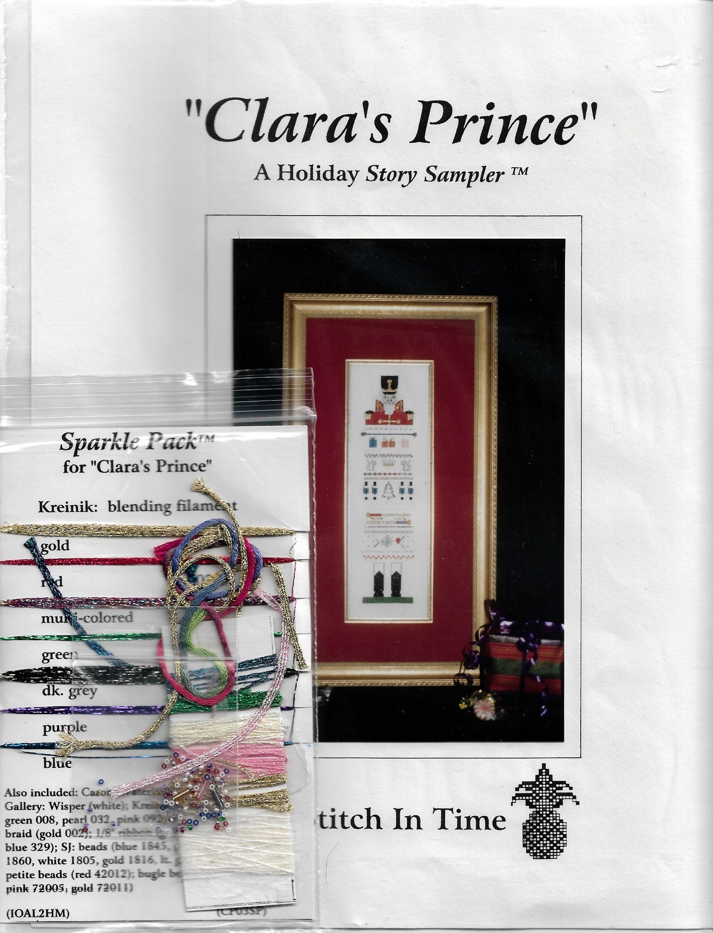 A Stitch In Time Clara's Prince nutcracker cross stitch pattern