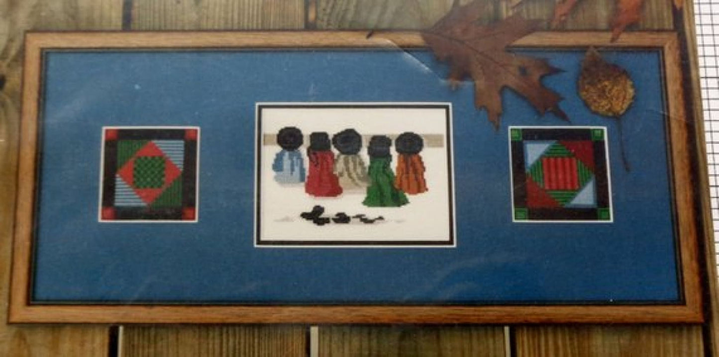 Diane Graebner Cool Day Frocks DG-14 Amish cross stitch pattern