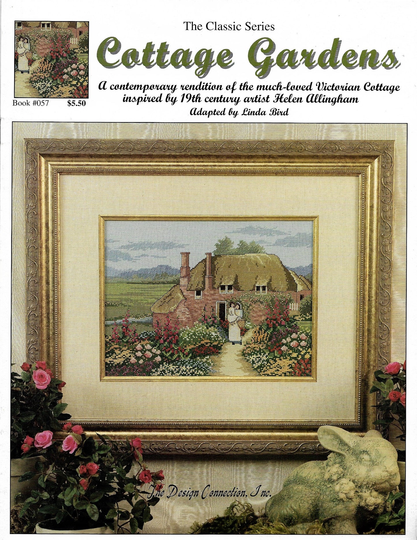 Design Connection Cottage Gardens cross stitch pattern
