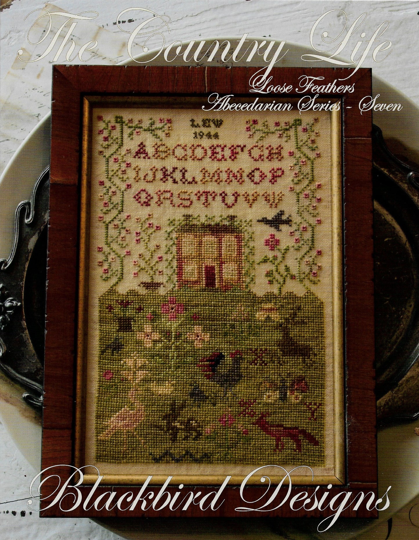 Blackbird The Country Life cross stitch pattern