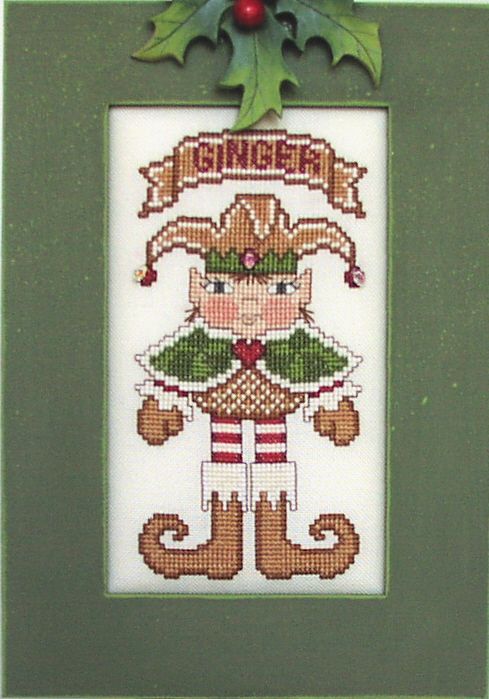 Hinzeit Crystal Elfkin: Ginger cross stitch pattern