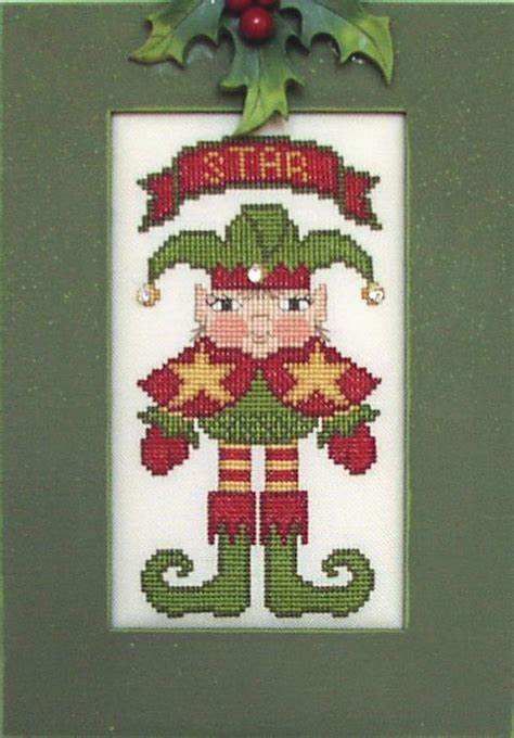 Hinzeit Crystal Elfkin: Star cross stitch pattern