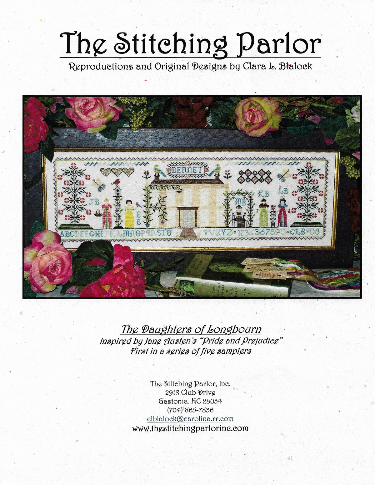 The Stitching Parlor The Daughters of Longbourne cross stitch pattern