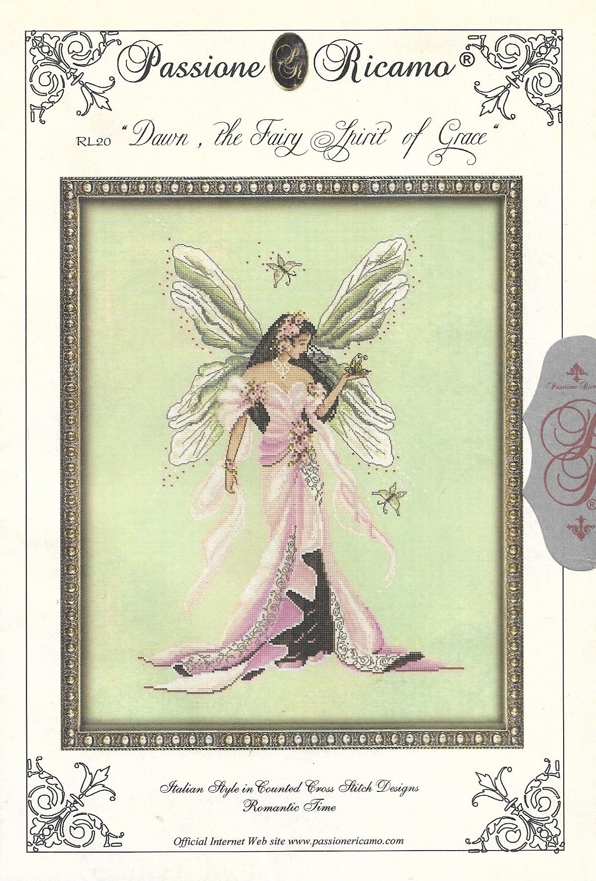 Passione Ricamo Dawn, the Fairy Spirit of Grace cross stitch pattern