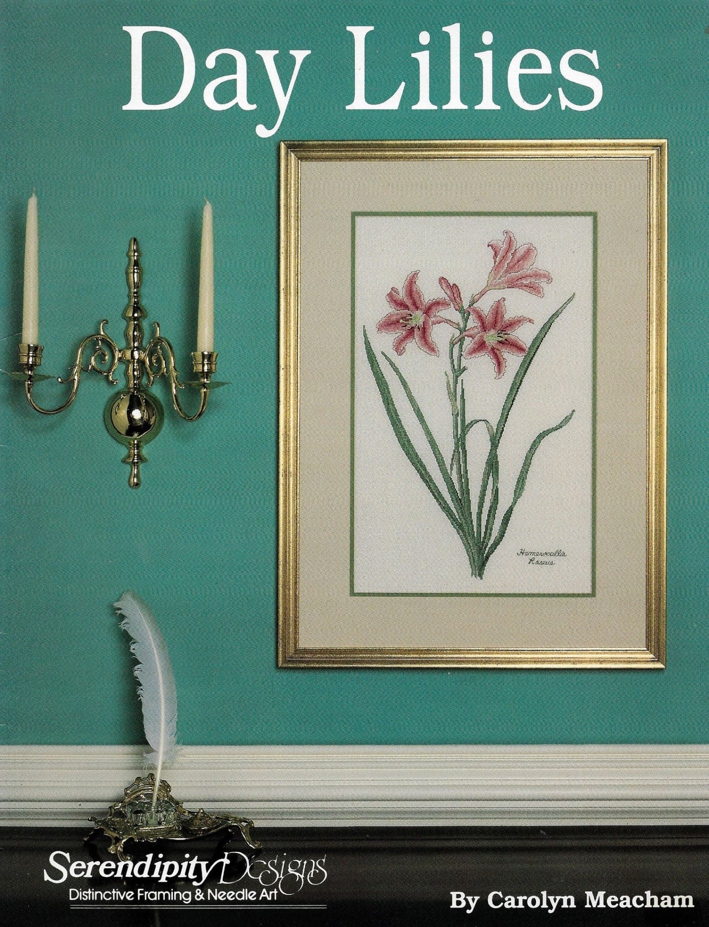 Serendipity Designs Day Lilies flower cross stitch pattern