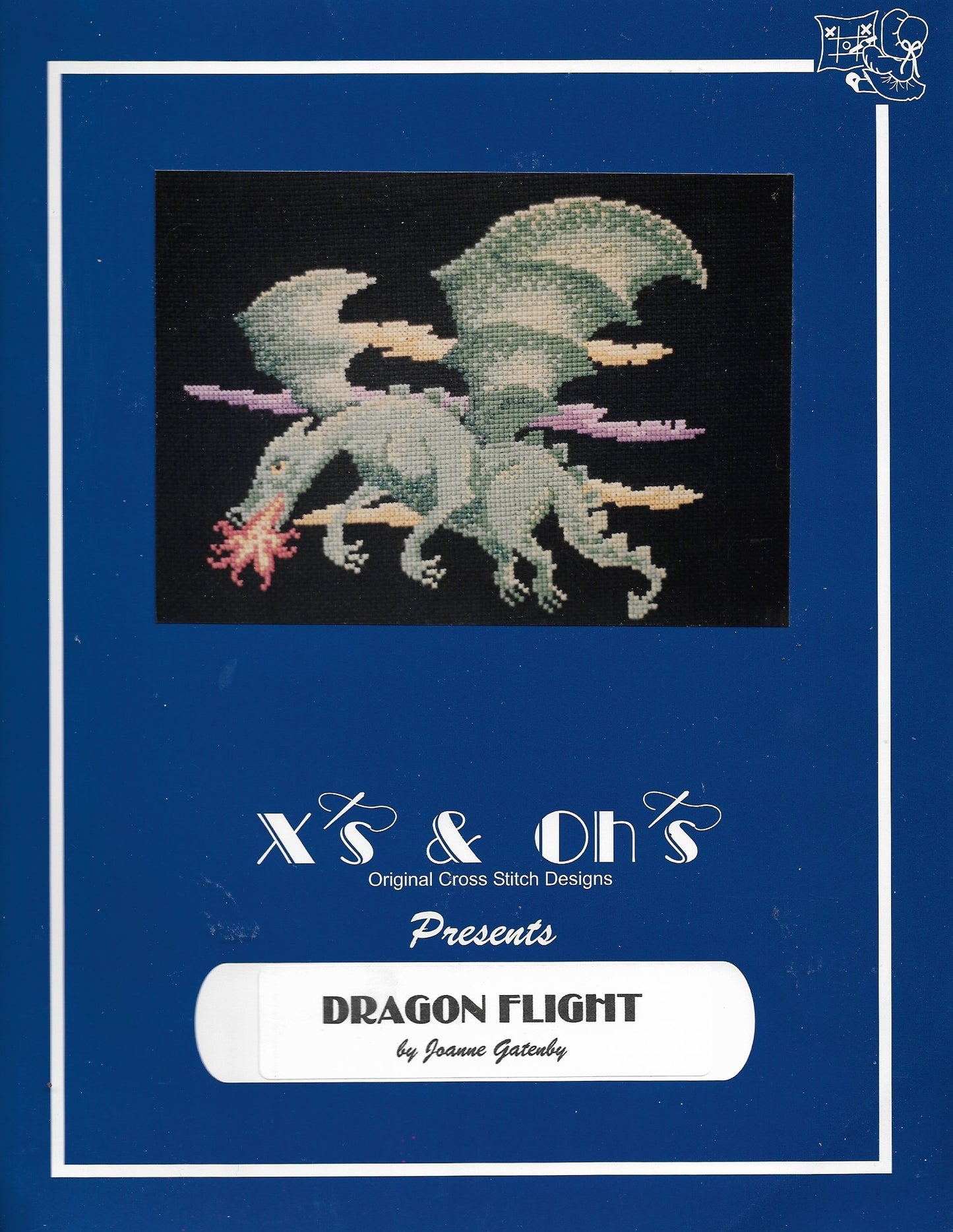 X's & Oh's Dragon Flight cross stitch pattern