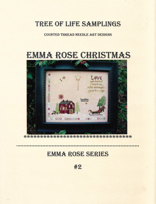 Tree of Life Samplings Emma Rose Christmas Emma Rose series #2 cross stitch pattern