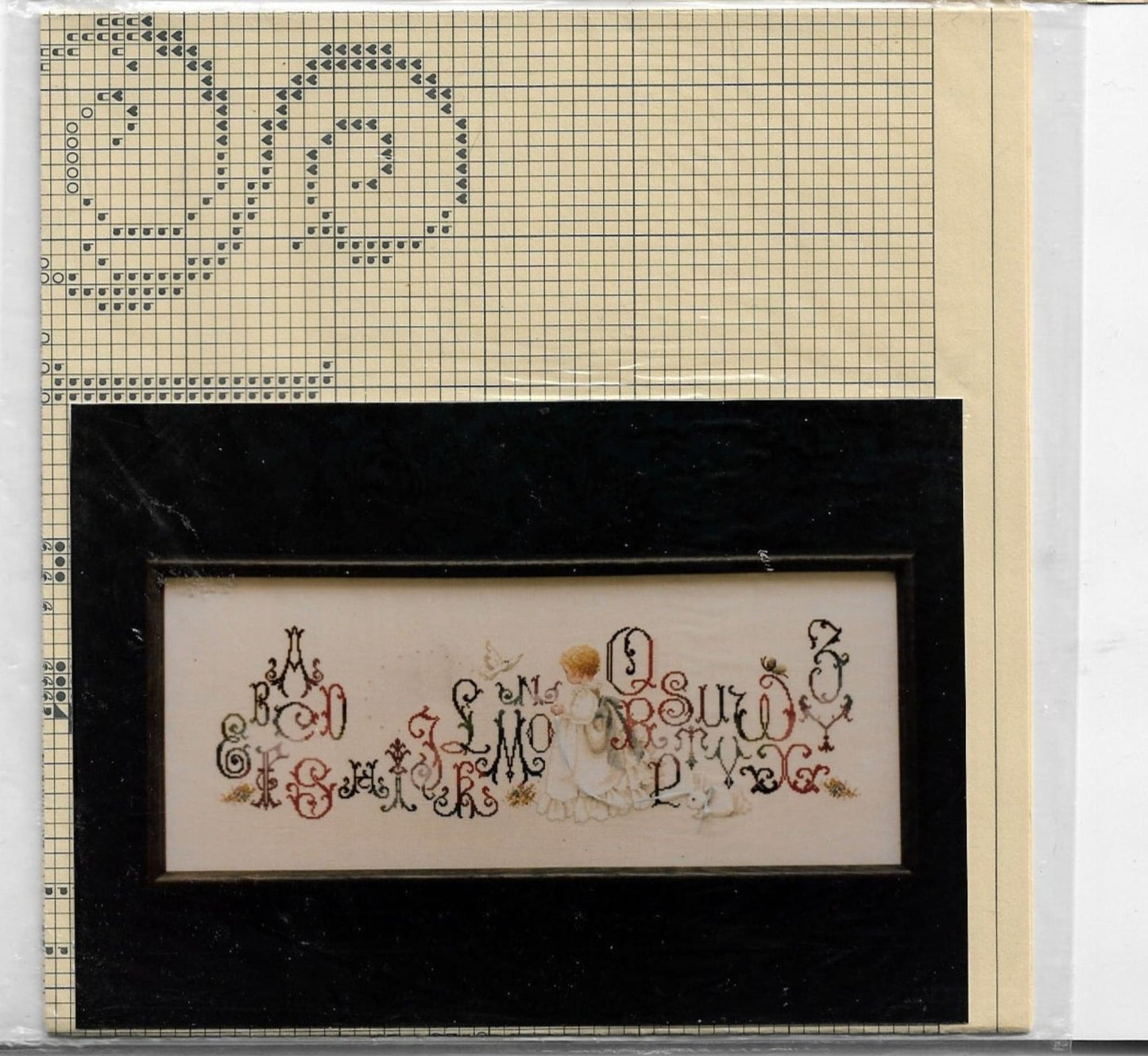 Lavender & Lace Enchanted Alphabet L&L12 cross stitch pattern