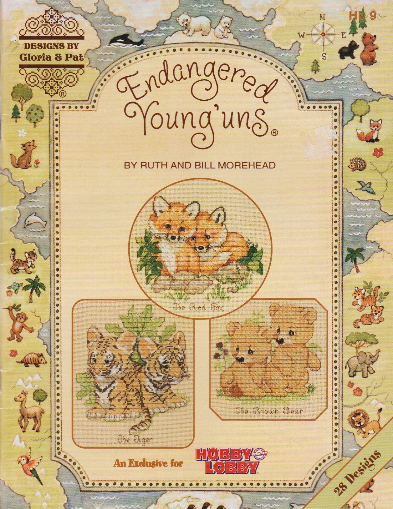 Gloria & Pat Endangered Young'uns cross stitch pattern