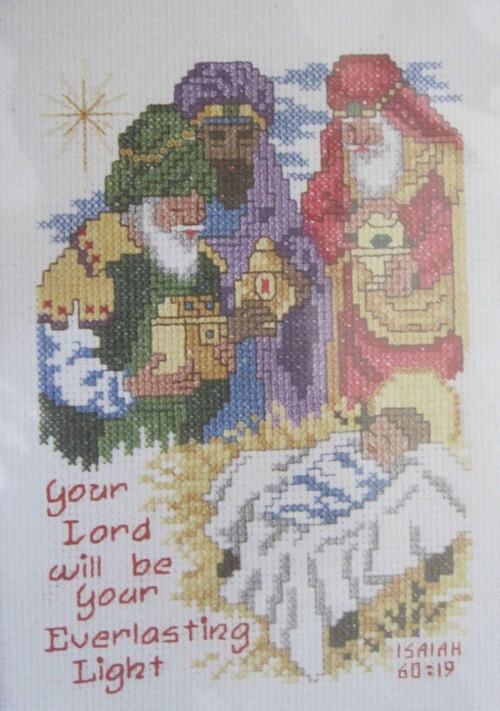 Bucilla Everlasting Light 84886 religious cross stitch kit