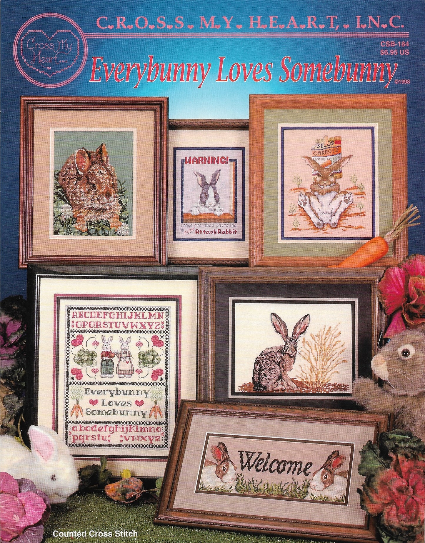 Cross My Heart Everybunny Love Somebunny CSB-184 cross stitch pattern