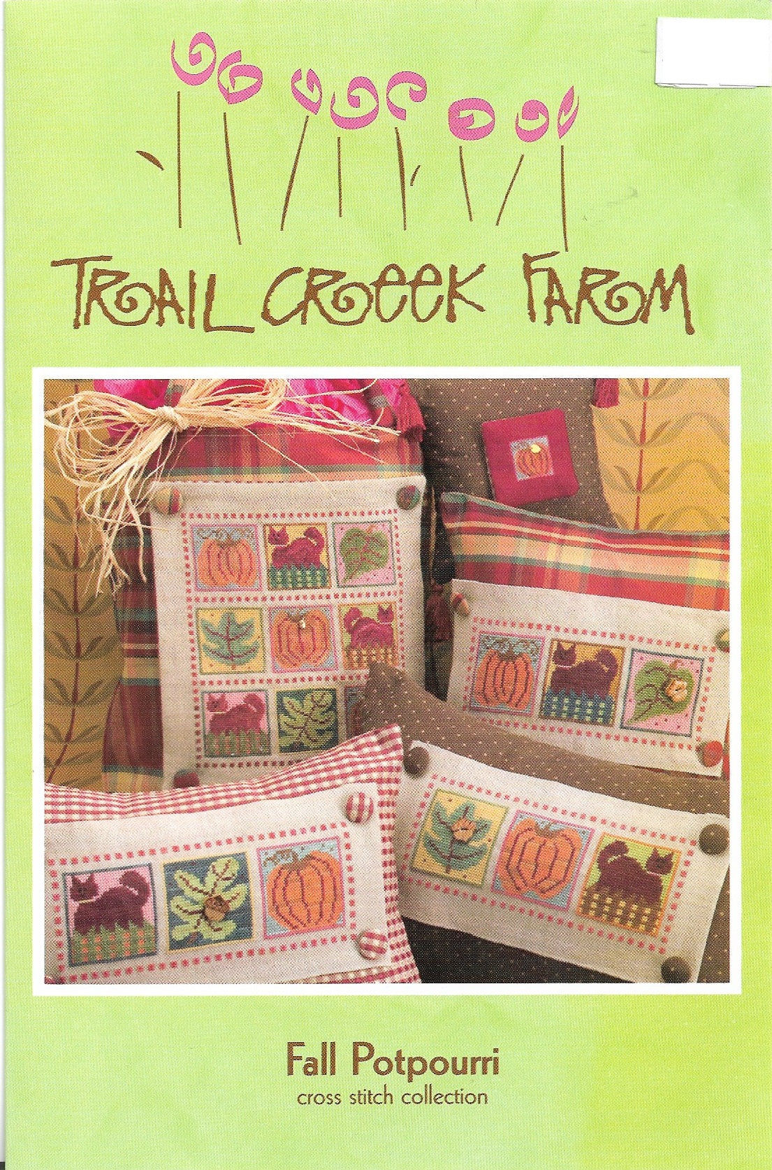 Trail Creek farm Fall Potpourri cross stitch pattern