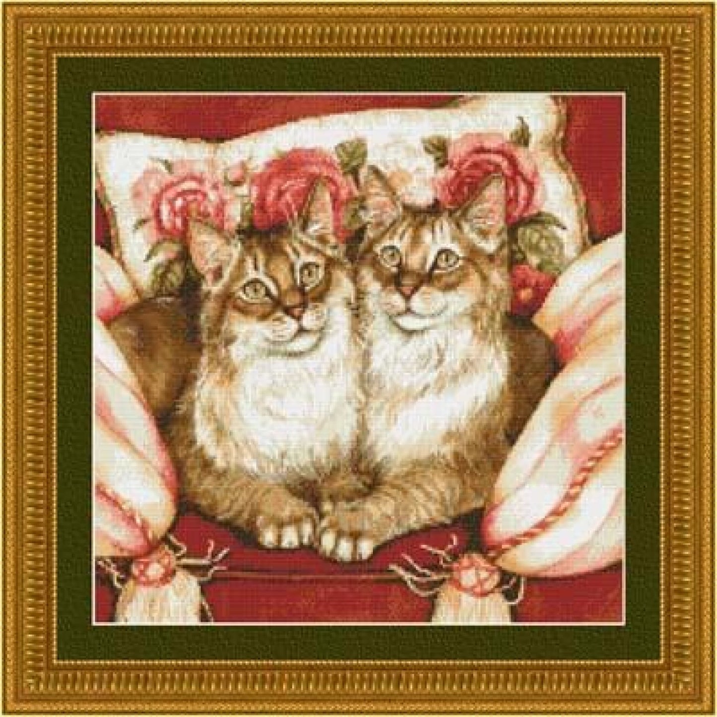 Feline Sisters Pattern Pattern