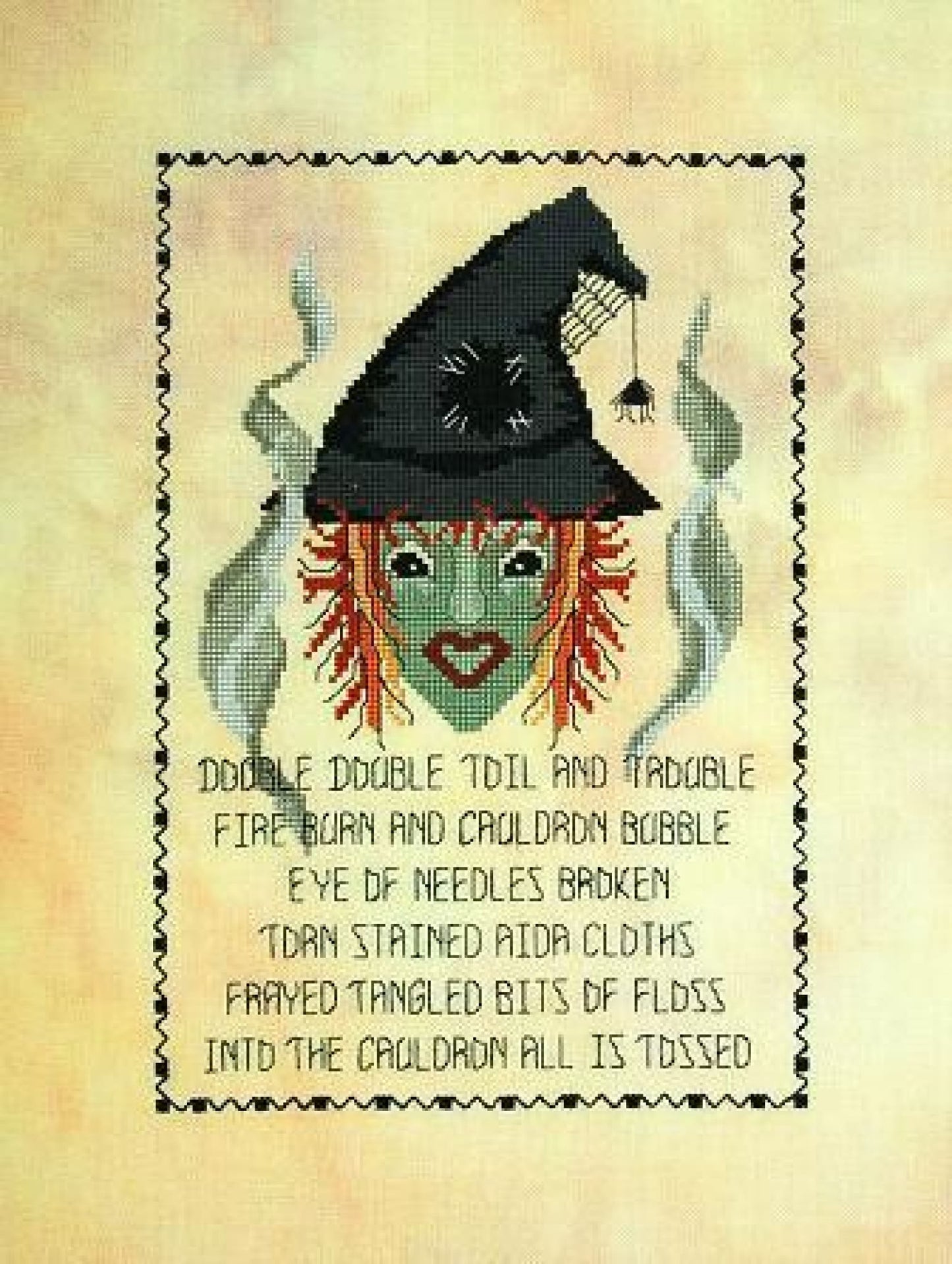 Linda Jeanne Jenkins Design FlosseMar The Stitcher's Witch cross stitch pattern