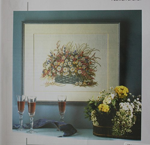 Permin of Copenhagen Flower Basket cross stitch patern