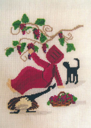 Diane Graebner Fresh Off The Vines DGX-146 amish cross stitch pattern