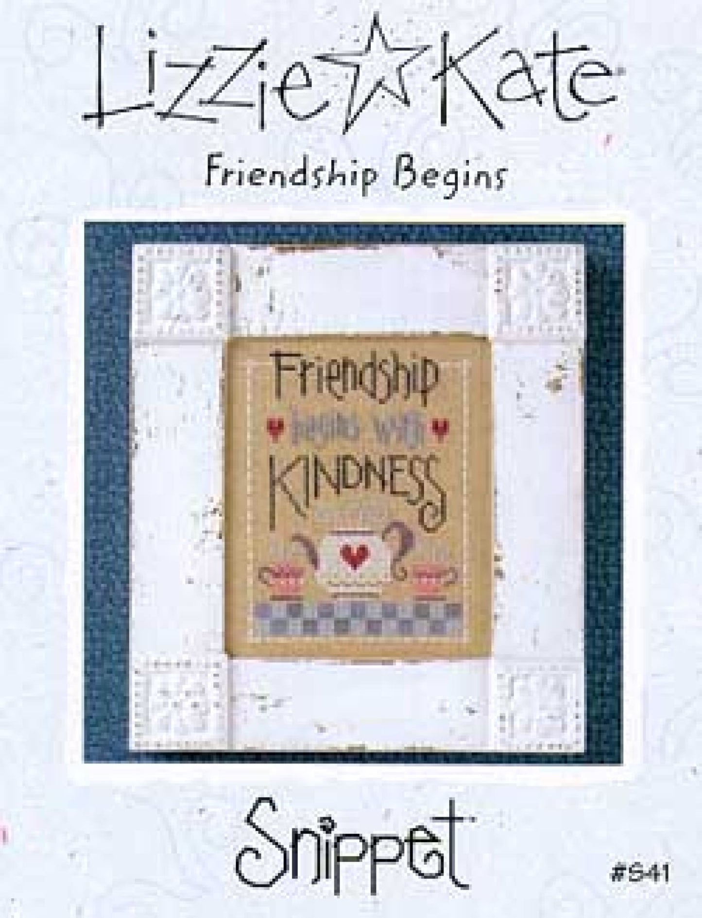 Lizzie Kate Friendship Begins S41 cross stitch pattern