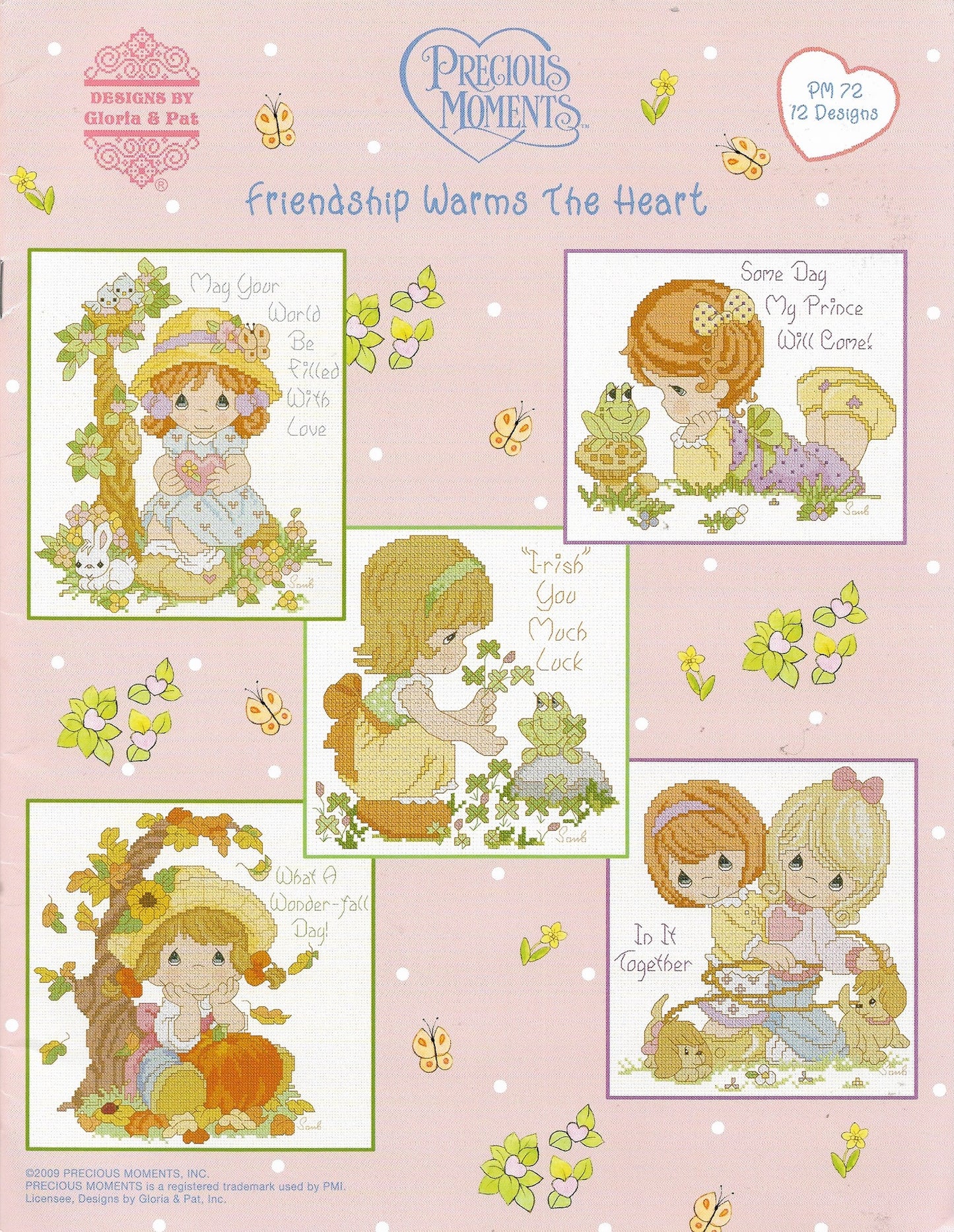 Gloria & Pat Precious Moments Friendship Warms the Heart PM72 cross stitch pattern