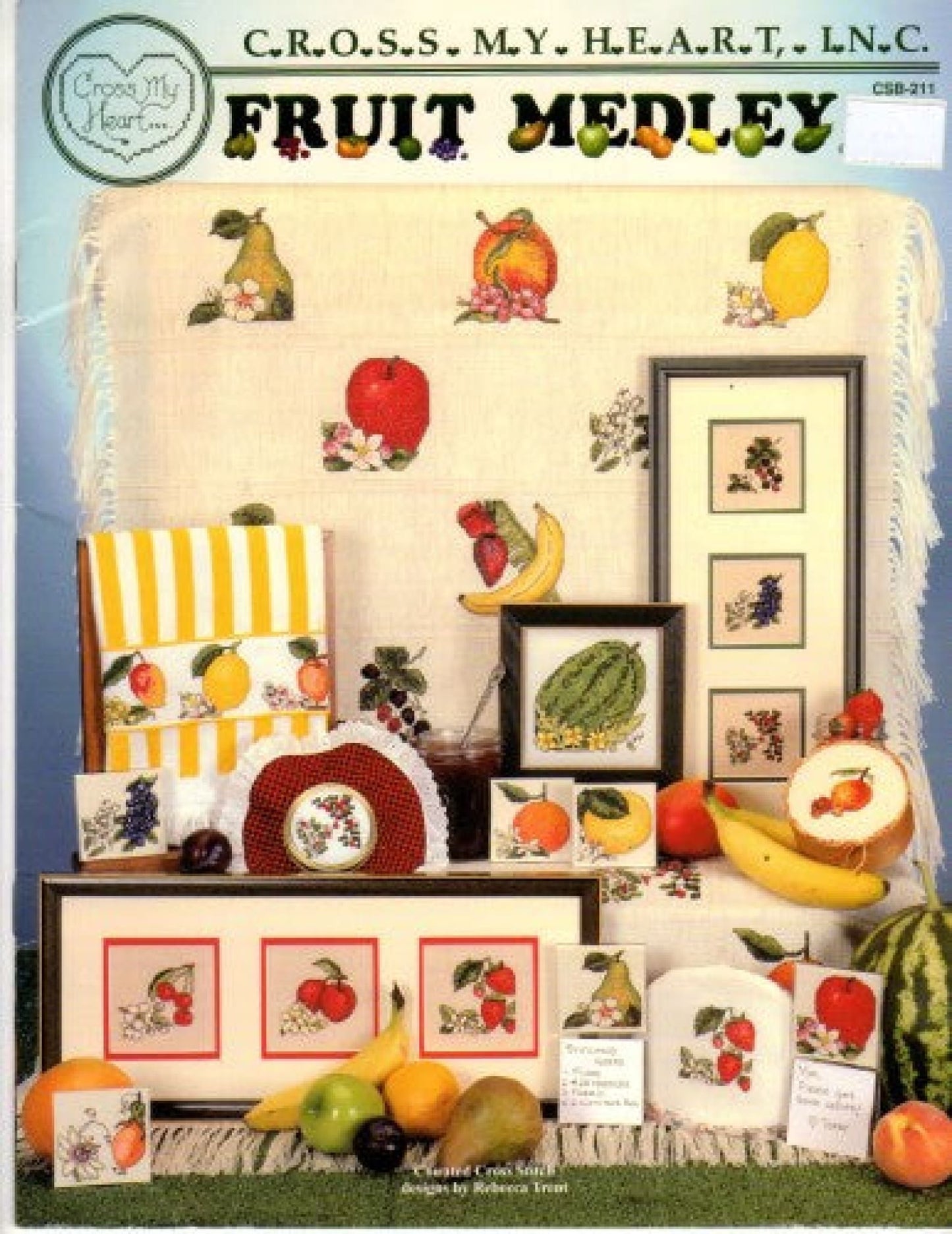 Cross My Heart Fruit Medley CSB-211 cross sttch pattern