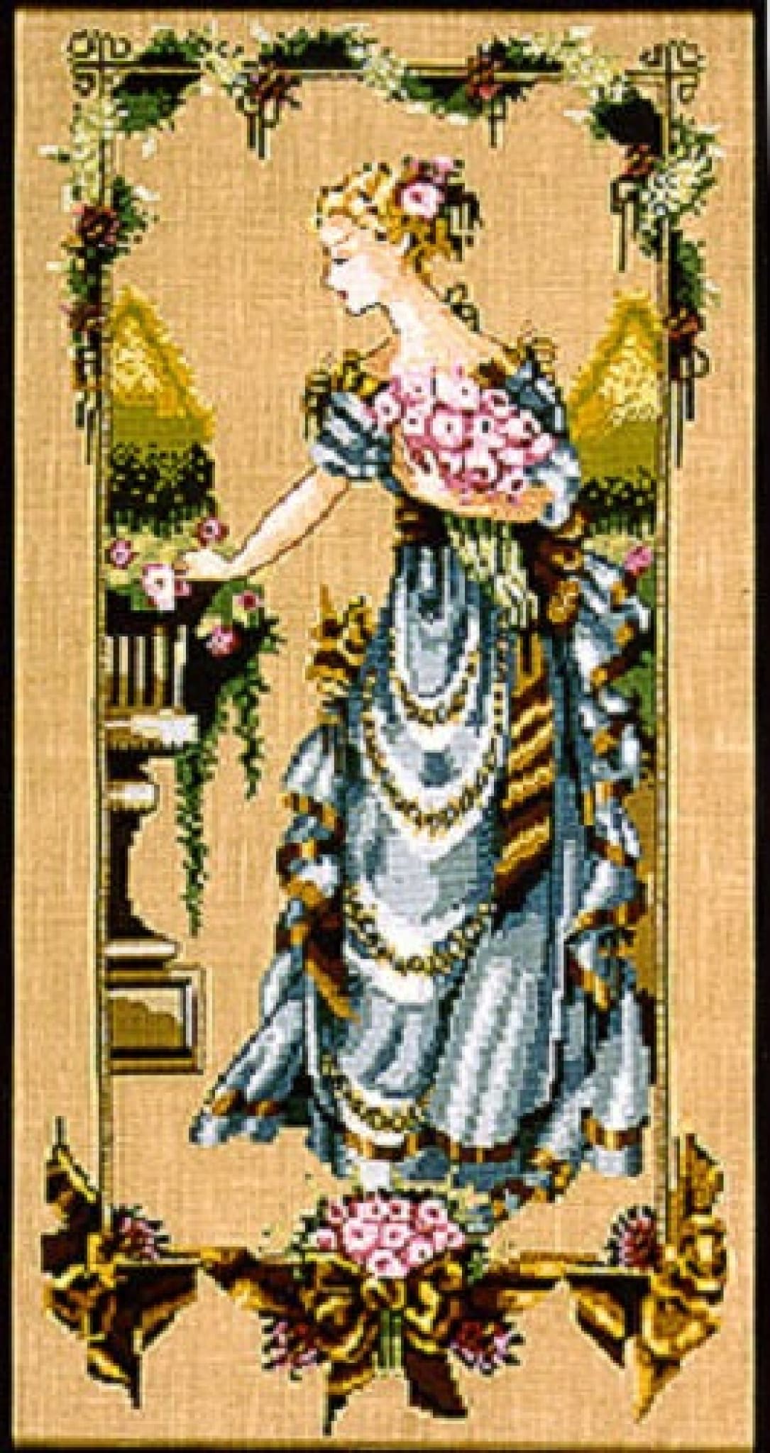 Mirabilia Garden Beauty MD-86 cross stitch pattern
