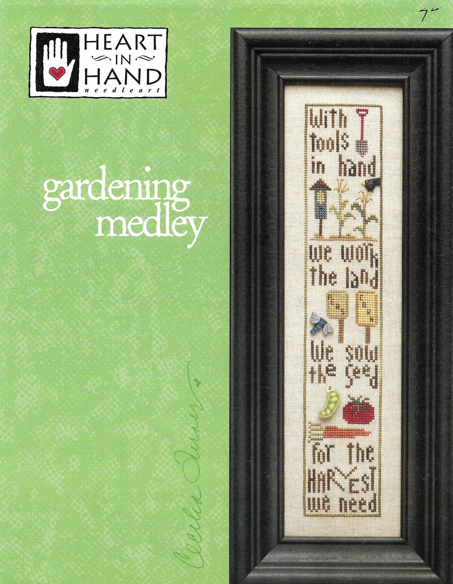 Heart in Hand Gardening Medley cross stitch pattern